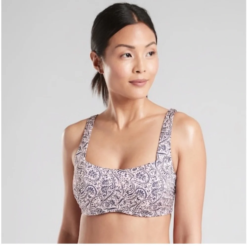 Athleta Aqualuxe Batik Bikini Swim Set